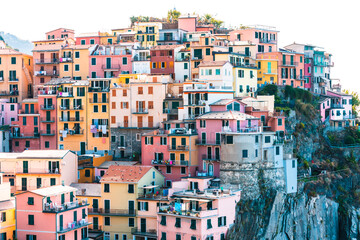 Obraz na płótnie Canvas View of the Cinque Terre, Italy