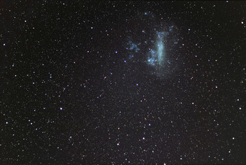 Large magellanic cloud on an Australian night