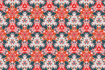 seamless geometric pattern with shapes background