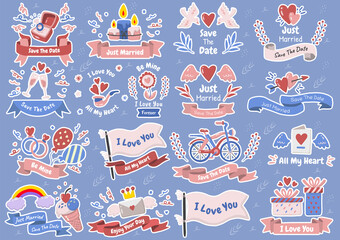 valentine illustration Vector for banner
