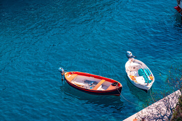 Boats in the Cinque Terre, Italy