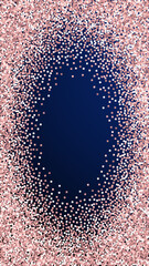 Pink gold glitter luxury sparkling confetti. Scatt