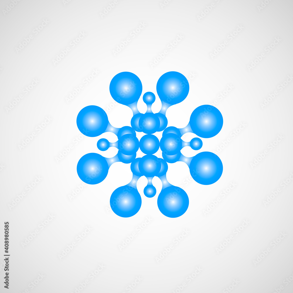 Aufkleber Modern circle pattern on light background for print design. Artistic fabric. Vector graphic. Design wrapping paper and wallpaper. Line art print. Vintage ornament frame