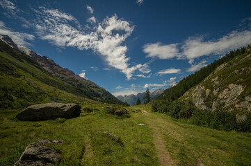 landscape in the mountains