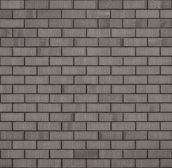 Seamless texture Gray in winter frost brick.