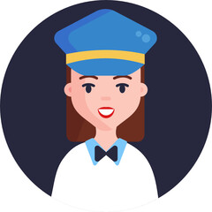 police. Security icon. Public Transport Icon.