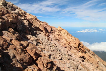 Teide landscape with blue sky