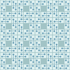 Simple abstract seamless pattern - decorative accent for any surfaces.