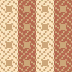 Simple abstract seamless pattern - decorative accent for any surfaces.