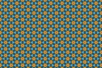 seamless geometric pattern with shapes