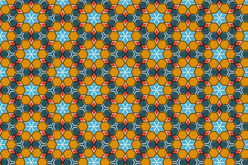 seamless geometric pattern with shapes