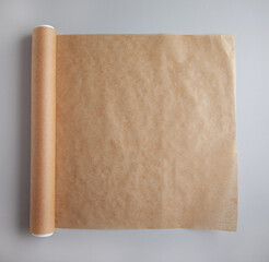 roll of brown baking paper