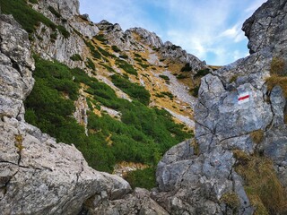 Hiking in the Polish mountains, the Tatras