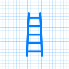 Leiter und Kariertes Papier