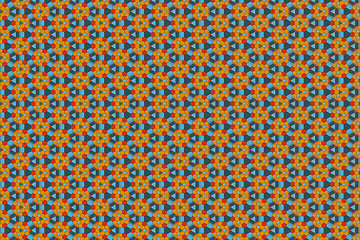 seamless geometric pattern with shapes