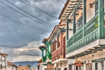 Fototapeta na wymiar Villa de Leyva, Colombia, HDR Image