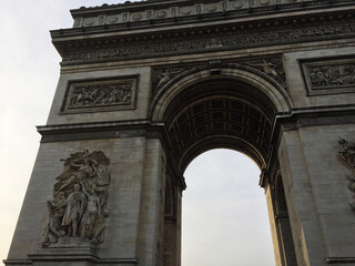 Fototapeta na wymiar ヨーロッパ旅行で撮影したパリのエトワール凱旋門004