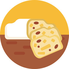 Christmas Food Icons. 