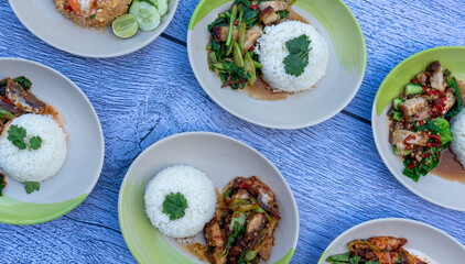 Thai Food Mixed Dishes