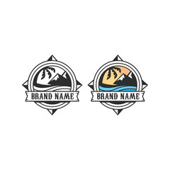 illustration of a vintage label