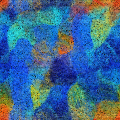 Seamless pattern with dotted geometric drawing