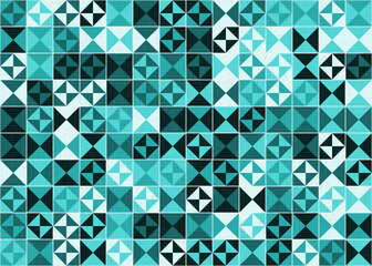 Abstract Geometric Pattern generative computational art illustration