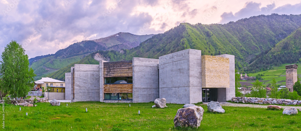 Canvas Prints Svaneti Museum of History and Ethnography in Mestia, Georgia