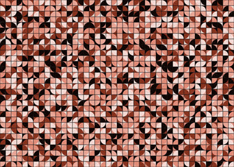 Abstract Geometric Pattern generative computational art illustration