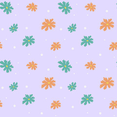 Seamless pattern vector design for fashion,fabric,wallpaper and all prints. Cute pattern in small flower. Small colorful flowers.