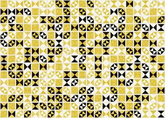 Abstract Geometric Pattern generative computational art illustration