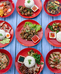 Thai Food Mixed Dishes