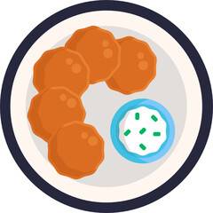 American Food icons. Food Icons. Fast Food Icons. Vector Illustration.