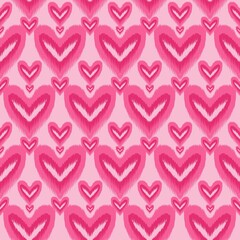 Fototapeta na wymiar seamless pattern with hearts