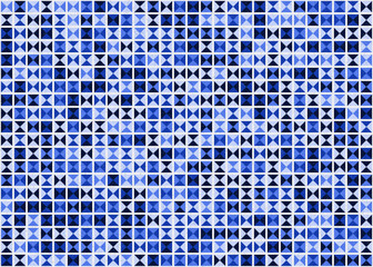 Abstract Geometric Pattern generative computational art illustration