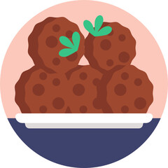 American Food icons. Food Icons. Fast Food Icons. Vector Illustration.