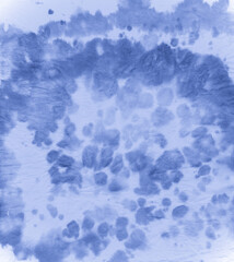 Indigo Tie Dye. Artistic Water Background. Hippie Spiral Kaleidoscope. Blue Tie-Dye Style. Swirl Backdrop. Abstract Color Print. Rock Circle Pattern. Circular Painting. Batik Indigo Tie Dye.