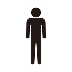 Man icon vector. Toilet sign. Man restroom sign vector. Male icon