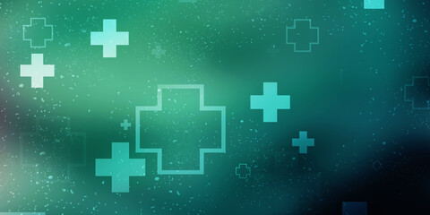 2D illustration medical structure background