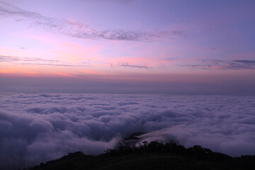 Obraz premium Sunset in the Andes of Ecuador
