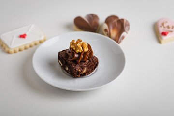 san valentine cookies and brounies