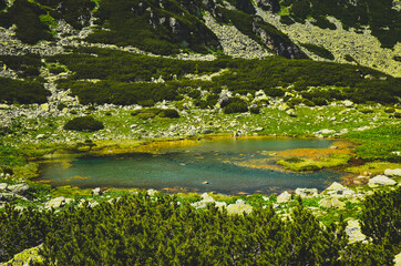 lake in the mountains