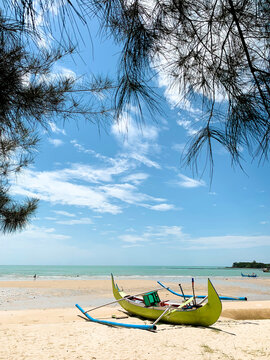 Sunny day at Burong Mandi Beach, Manggar, East Belitung, Indonesia