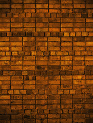 Grunge brown brick wall background. brown brick wall. Grunge background.