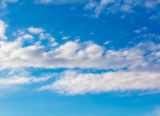 Obraz premium Clouds in the sky as background. Nature