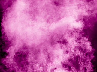 Pink smoke as an abstract background.