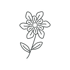 flat style floral design, isolated and trendy. Floral design background for your website design logo, app, UI. Vector icon illustration, EPS10.