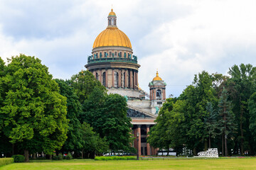 Saint Isaac's Cathedral or Isaakievskiy Sobor in St. Petersburg, Russia