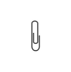 attachment clip icon. attachment clip vector on whitebackground