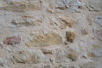 mur en pierres détails