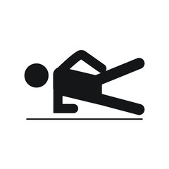 Workout symbol icon vector gym